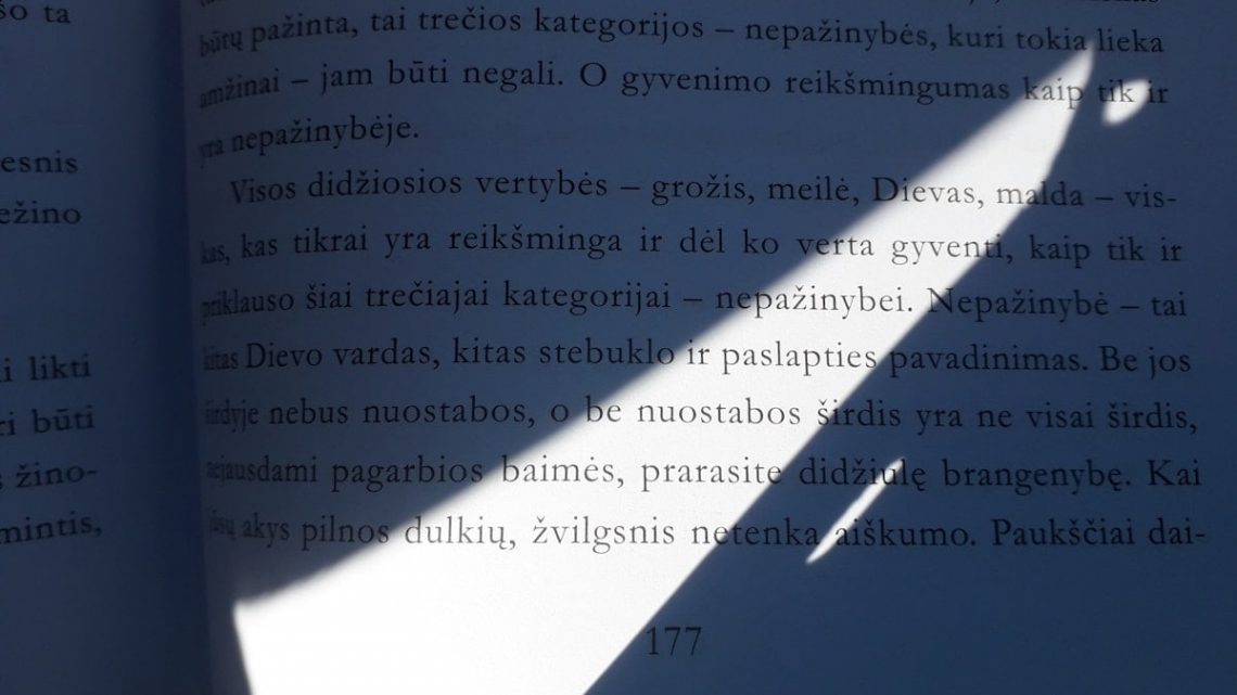 opened book